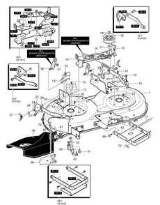 Part Location Diagram of 94686-821 Murray SUPPORT, DEFLECTOR
